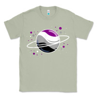 Matcha asexual outer space planet ace pride t shirt Classic Tee - linhVisuals