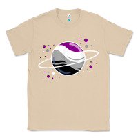 Mushroom asexual outer space planet ace pride t shirt Classic Tee - linhVisuals