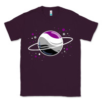 Plum asexual outer space planet ace pride t shirt Classic Tee - linhVisuals