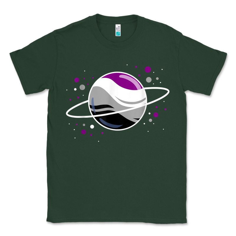 Asexual Outer Space Planet Ace Pride T Shirt Classic Tee by linhVisuals | Teevron