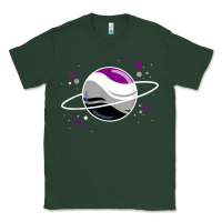 Sports Green asexual outer space planet ace pride t shirt Classic Tee - linhVisuals