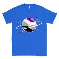 True Royal asexual outer space planet ace pride t shirt Classic Tee - linhVisuals