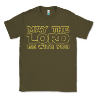 Army Green may the lord be with you by jesus surfed apparel co premium t shirt Classic Tee - linhVisuals