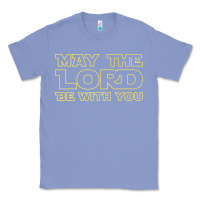 Colony Blue may the lord be with you by jesus surfed apparel co premium t shirt Classic Tee - linhVisuals