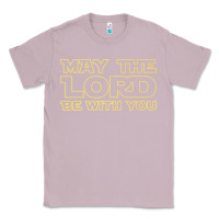 Lilac may the lord be with you by jesus surfed apparel co premium t shirt Classic Tee - linhVisuals