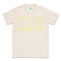 Natural may the lord be with you by jesus surfed apparel co premium t shirt Classic Tee - linhVisuals