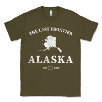 Army Green alaska the last frontier t shirt Classic Tee - linhVisuals
