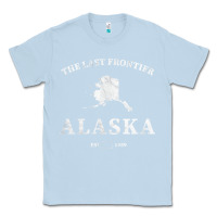 Dusty Blue alaska the last frontier t shirt Classic Tee - linhVisuals