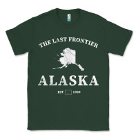 Sports Green alaska the last frontier t shirt Classic Tee - linhVisuals