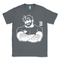 Charcoal Heather bobo bear   adam likes crossing arms t shirt Classic Tee - linhVisuals