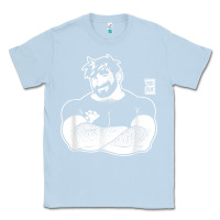 Dusty Blue bobo bear   adam likes crossing arms t shirt Classic Tee - linhVisuals