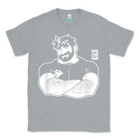 Heather Grey bobo bear   adam likes crossing arms t shirt Classic Tee - linhVisuals