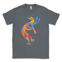 Charcoal Heather dancing kokopelli southwestern usa native american symbol t shirt Classic Tee - linhVisuals