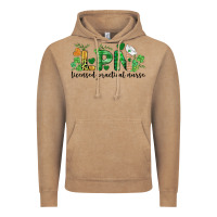 St. Patricks Day Registered Nurse Lpn Heart Vintage Hoodie | Teevron