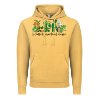 Vintage Mustard st. patricks day registered nurse lpn heart Vintage Hoodie - BarkalooDesign