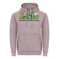 Vintage Zinc st. patricks day registered nurse lpn heart Vintage Hoodie - BarkalooDesign