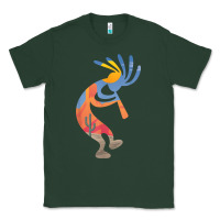 Sports Green dancing kokopelli southwestern usa native american symbol t shirt Classic Tee - linhVisuals