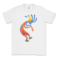 White dancing kokopelli southwestern usa native american symbol t shirt Classic Tee - linhVisuals