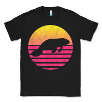 Black classic manatee gift t shirt Classic Tee - linhVisuals