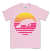 Bubblegum Pink classic manatee gift t shirt Classic Tee - linhVisuals