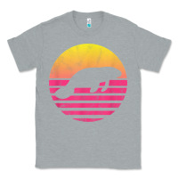 Heather Grey classic manatee gift t shirt Classic Tee - linhVisuals