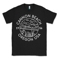 Black cannon beach 1956 oregon clatsop sweatshirt Classic Tee - linhVisuals
