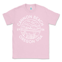 Bubblegum Pink cannon beach 1956 oregon clatsop sweatshirt Classic Tee - linhVisuals