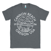 Charcoal Heather cannon beach 1956 oregon clatsop sweatshirt Classic Tee - linhVisuals