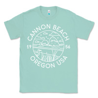 Seafoam cannon beach 1956 oregon clatsop sweatshirt Classic Tee - linhVisuals