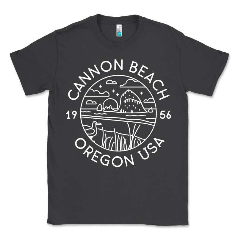 Cannon Beach 1956 Oregon Clatsop Sweatshirt Classic Tee by linhVisuals | Teevron