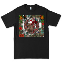 Black Rodeo Santa Premium Tee - CowhideDigitalArt