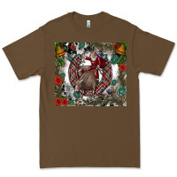 Cacao Rodeo Santa Premium Tee - CowhideDigitalArt