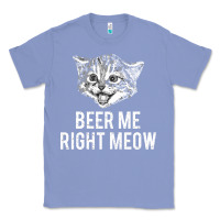 Colony Blue beer me right meow Classic Tee - linhVisuals