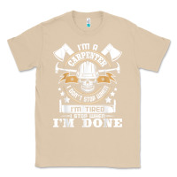 Mushroom i'm a carpenter i don't stop   funny carpentry woodworking t shirt Classic Tee - linhVisuals