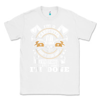 White i'm a carpenter i don't stop   funny carpentry woodworking t shirt Classic Tee - linhVisuals