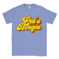 Colony Blue lets boogie shirt vintage dancing 1980s disco themed party t shirt Classic Tee - linhVisuals