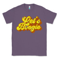 Lavender lets boogie shirt vintage dancing 1980s disco themed party t shirt Classic Tee - linhVisuals