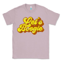 Lilac lets boogie shirt vintage dancing 1980s disco themed party t shirt Classic Tee - linhVisuals