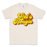 Natural lets boogie shirt vintage dancing 1980s disco themed party t shirt Classic Tee - linhVisuals