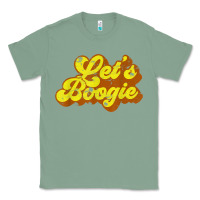 Sage lets boogie shirt vintage dancing 1980s disco themed party t shirt Classic Tee - linhVisuals