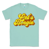 Seafoam lets boogie shirt vintage dancing 1980s disco themed party t shirt Classic Tee - linhVisuals