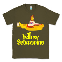 Army Green Yellow Submarine Classic Tee - linhVisuals