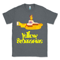 Charcoal Heather Yellow Submarine Classic Tee - linhVisuals