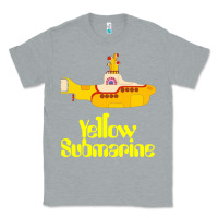 Heather Grey Yellow Submarine Classic Tee - linhVisuals