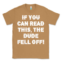 Toasted Coconut if you can read this the dude fell off funny biker moto gift t shirt Classic Tee - linhVisuals