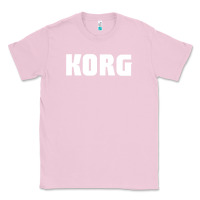 Bubblegum Pink Korg Keyboard Classic Tee - linhVisuals