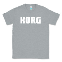 Heather Grey Korg Keyboard Classic Tee - linhVisuals