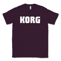 Plum Korg Keyboard Classic Tee - linhVisuals