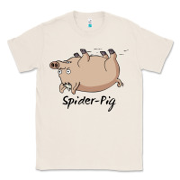 Natural spider pig Classic Tee - linhVisuals