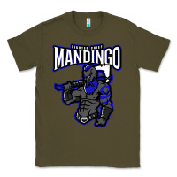 Army Green mandingo fighter chief, liberian superhero, african ancestry premium t Classic Tee - linhVisuals